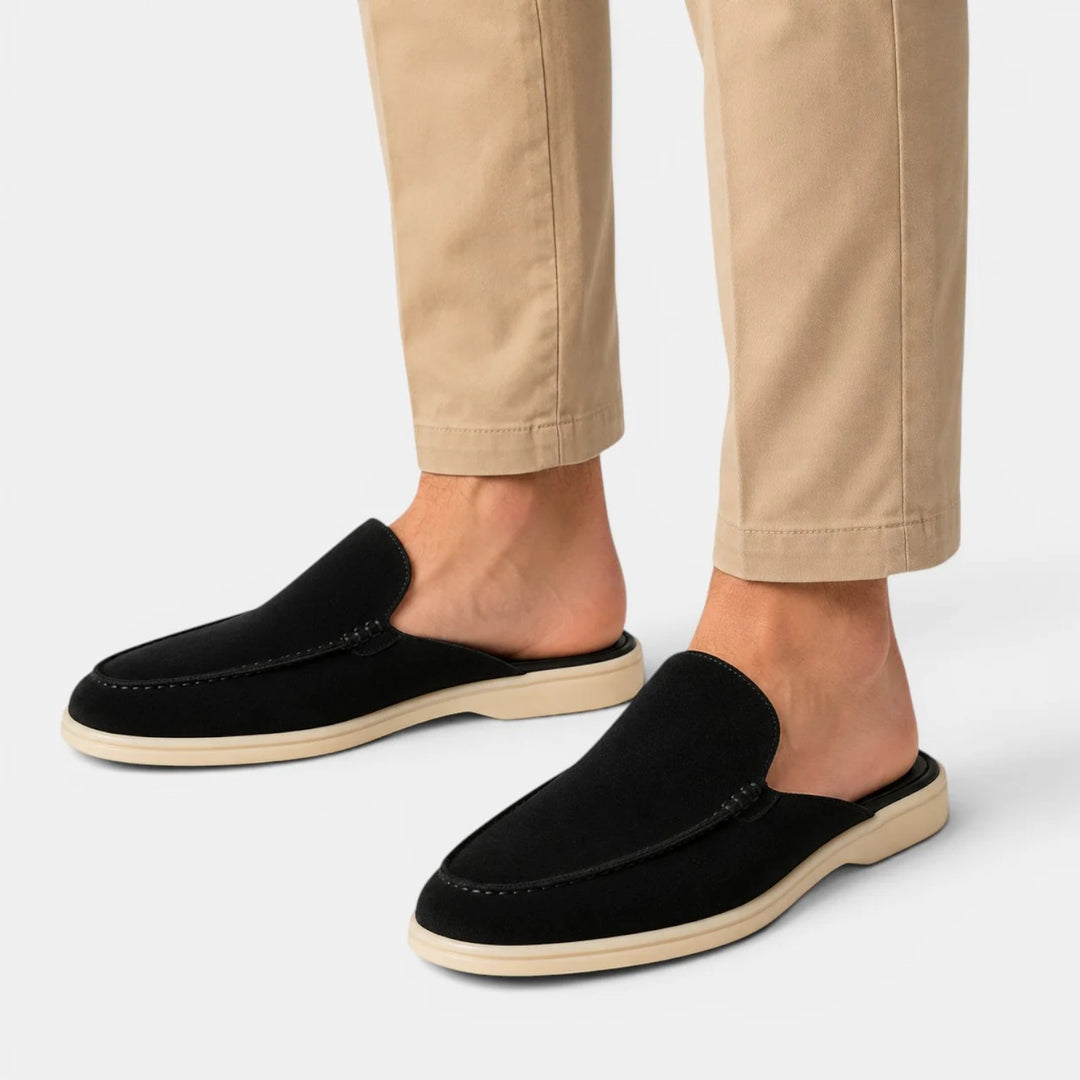 Alderaine | Men's Suede Mules for Casual Everyday Wear