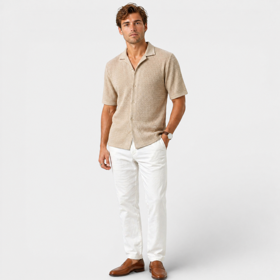 Men’s Elegant Shirt – Smart Casual Summer Wear