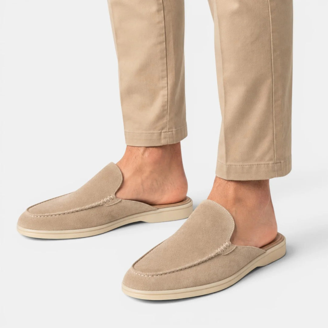 Alderaine | Men's Suede Mules for Casual Everyday Wear