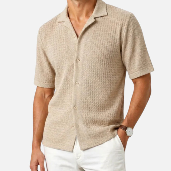 Alderaine | Men's Short Sleeve Shirt for Smart Casual Wear