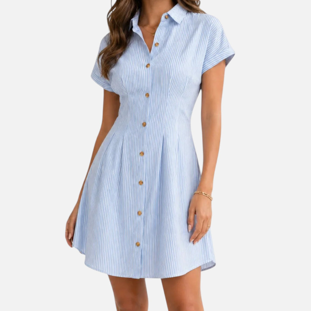 Alderaine | Women's Casual Midi Dress Relaxed Summer Fit