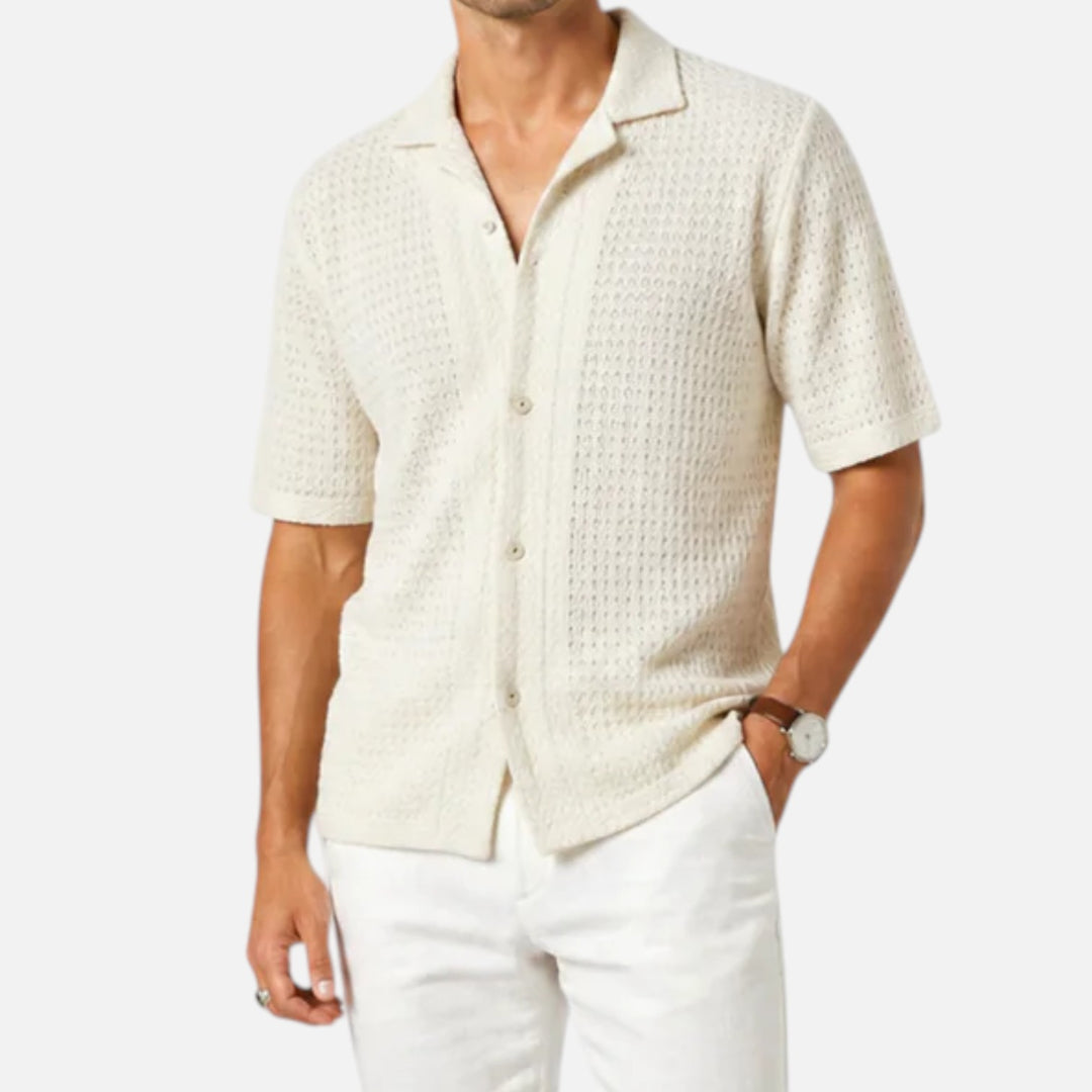 Alderaine | Men's Short Sleeve Shirt for Smart Casual Wear
