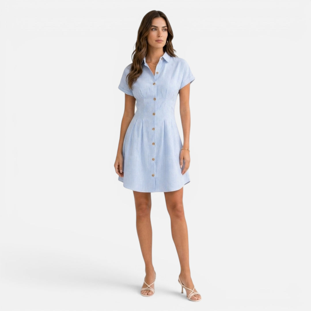 Alderaine | Women's Casual Midi Dress Relaxed Summer Fit