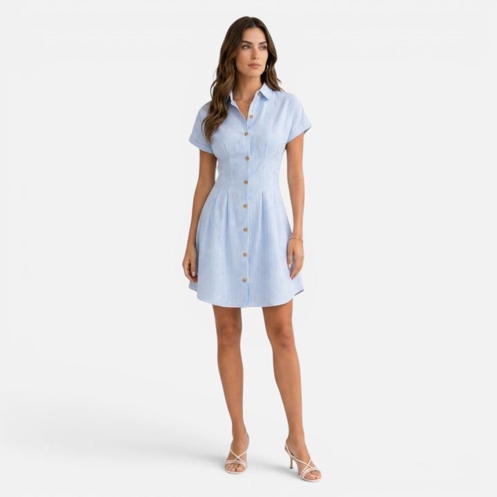 Alderaine | Women's Casual Midi Dress Relaxed Summer Fit