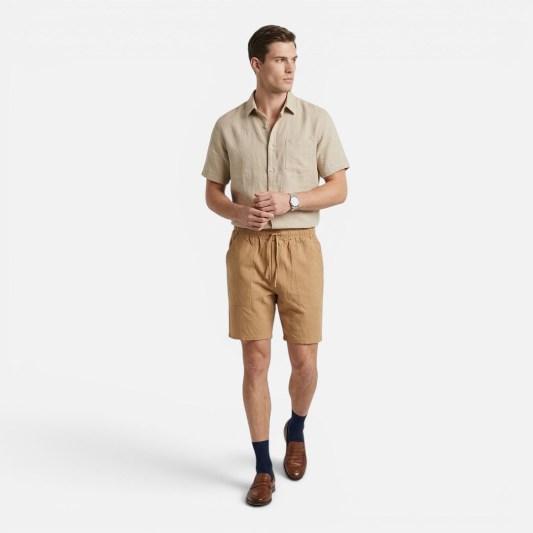 Alderaine  | Men’s Lightweight Shorts Drawstring Timeless Minimalist