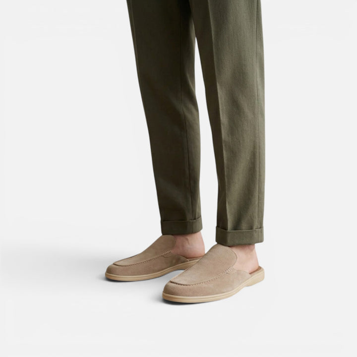 Alderaine | Men's Suede Mules for Casual Everyday Wear