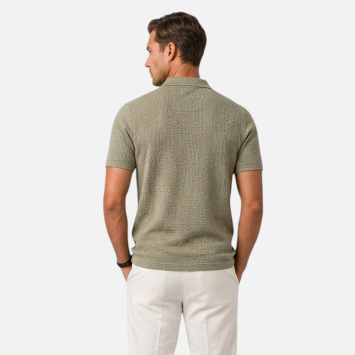 Alderaine | Men's Breathable Polo Shirt for Summer Casual Outfits