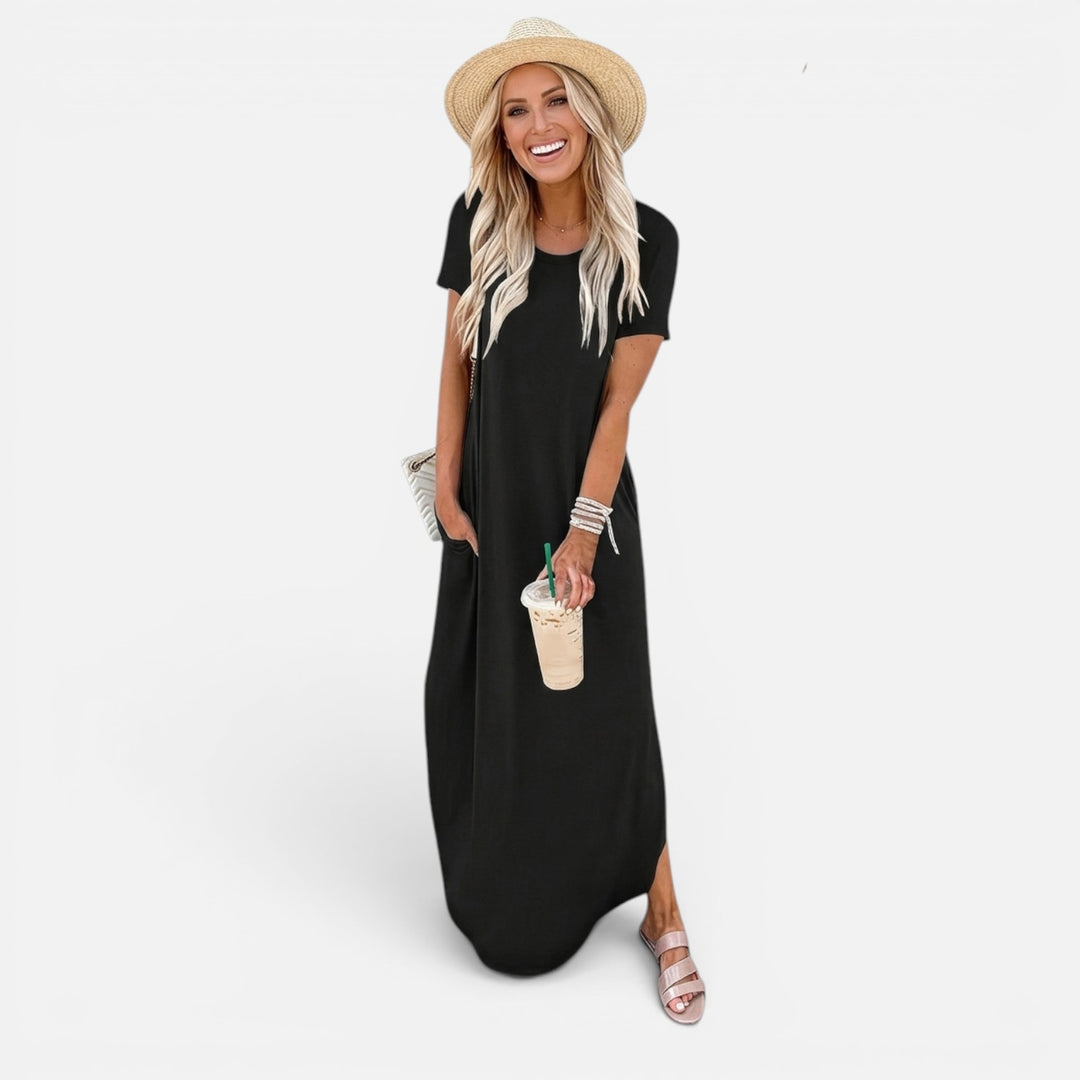 Alderaine  | Women’s Comfortable Maxi Dress Loose Fit Everyday Wear