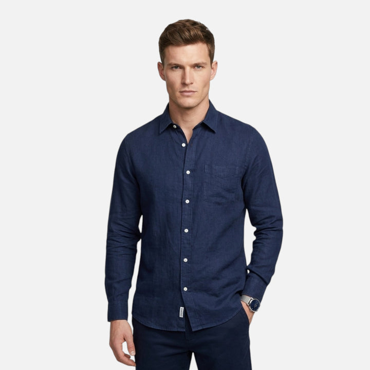 Alderaine | Men's Breathable Long Sleeve Shirt Lightweight Summer