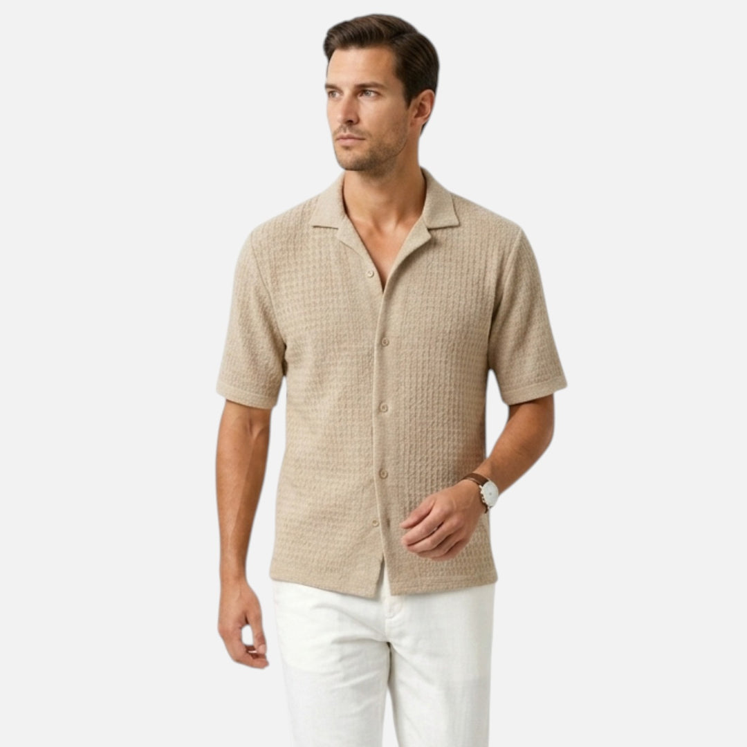 Alderaine | Men's Short Sleeve Shirt for Smart Casual Wear