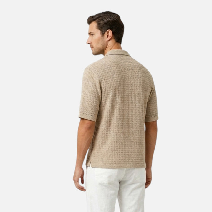 Alderaine | Men's Short Sleeve Shirt for Smart Casual Wear
