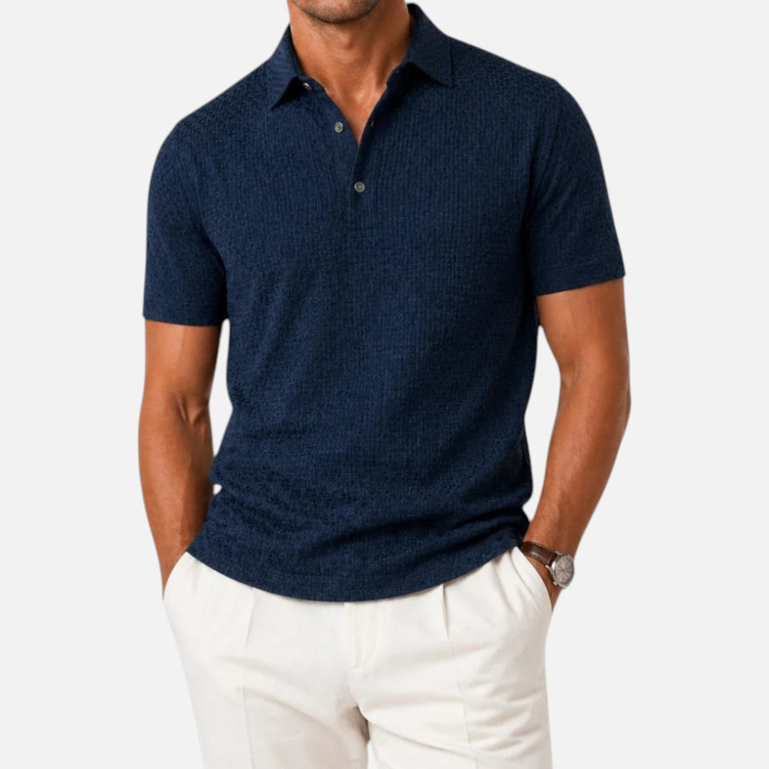 Alderaine | Men's Breathable Polo Shirt for Summer Casual Outfits