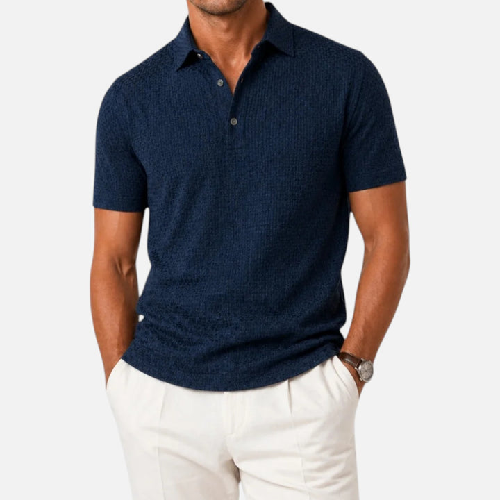 Alderaine | Men's Breathable Polo Shirt for Summer Casual Outfits