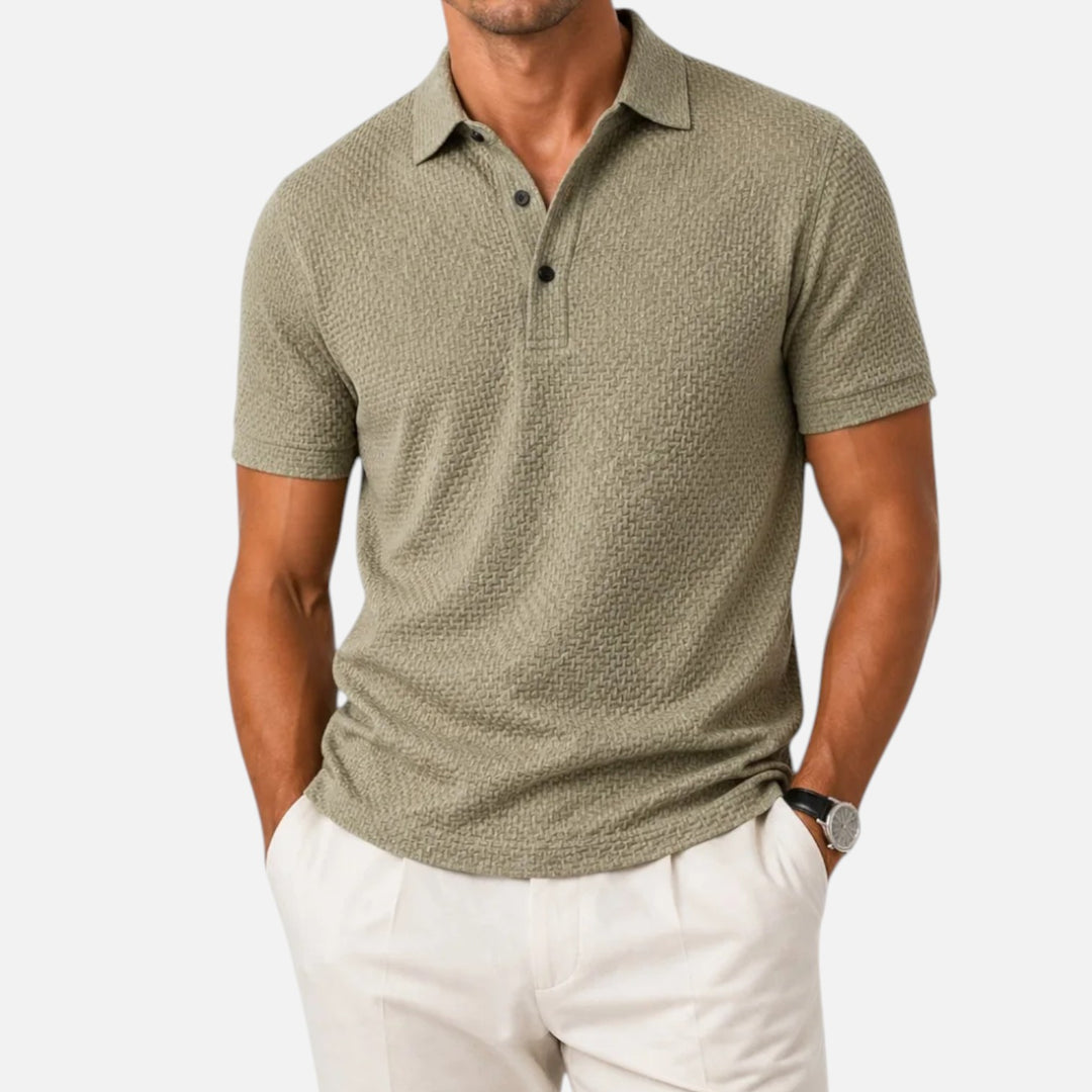 Alderaine | Men's Breathable Polo Shirt for Summer Casual Outfits