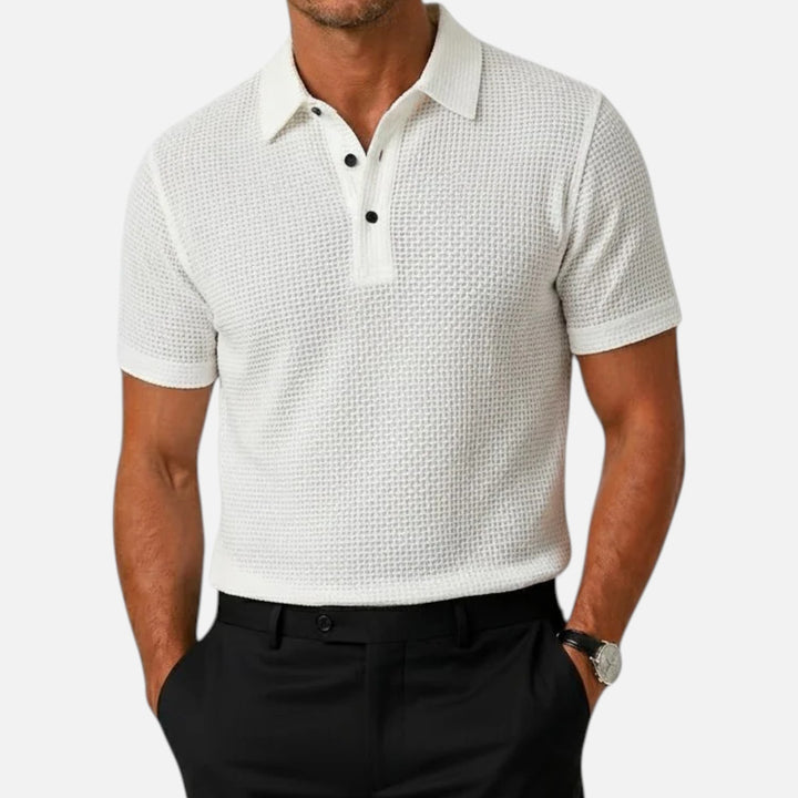 Alderaine | Men's Breathable Polo Shirt for Summer Casual Outfits