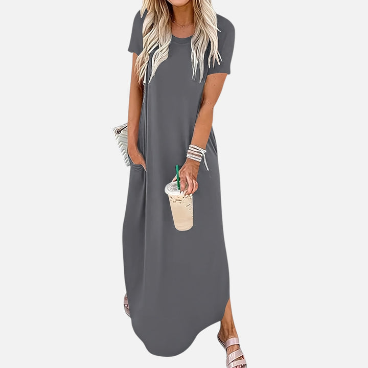 Alderaine  | Women’s Comfortable Maxi Dress Loose Fit Everyday Wear