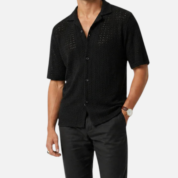 Alderaine | Men's Short Sleeve Shirt for Smart Casual Wear