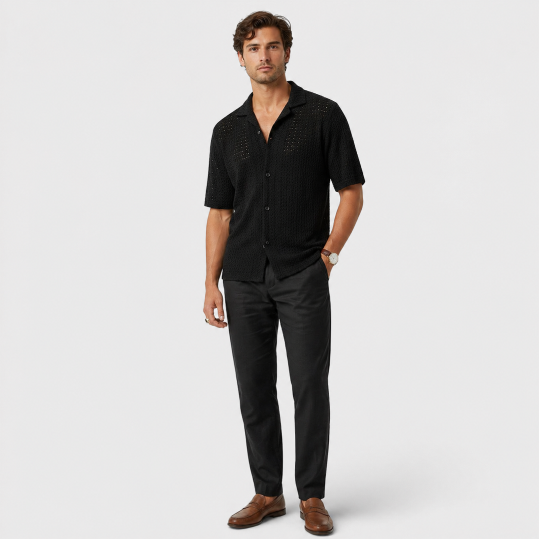 Men’s Elegant Shirt – Smart Casual Summer Wear