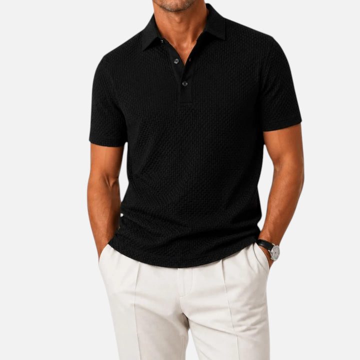 Alderaine | Men's Breathable Polo Shirt for Summer Casual Outfits