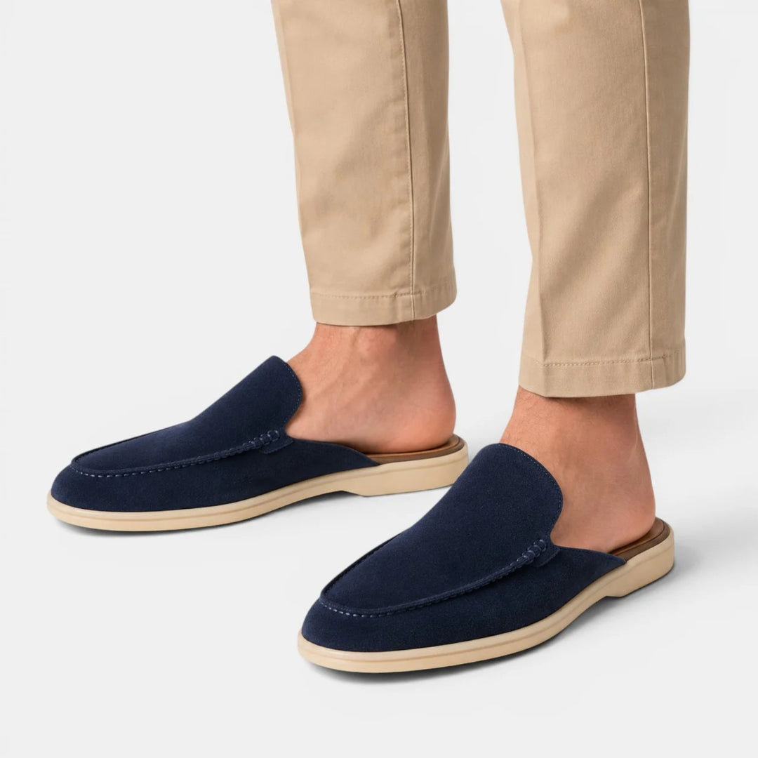 Alderaine | Men's Suede Mules for Casual Everyday Wear
