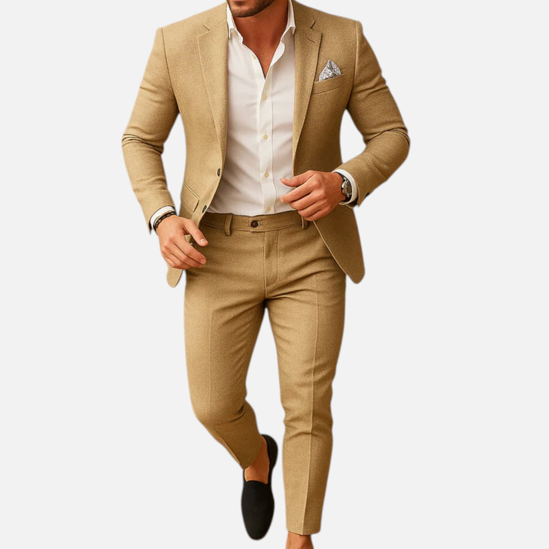 Alderaine  | Slim fit suit with blazer and trousers for men