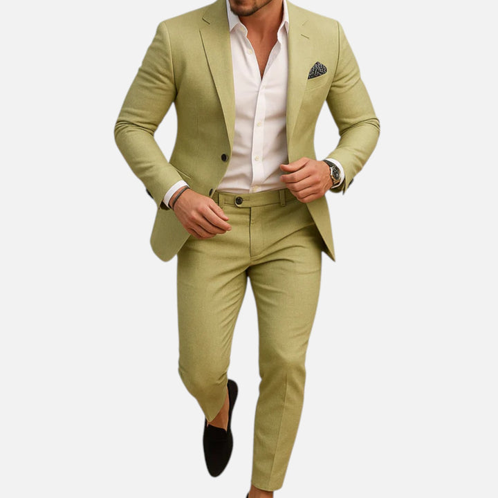 Alderaine  | Slim fit suit with blazer and trousers for men