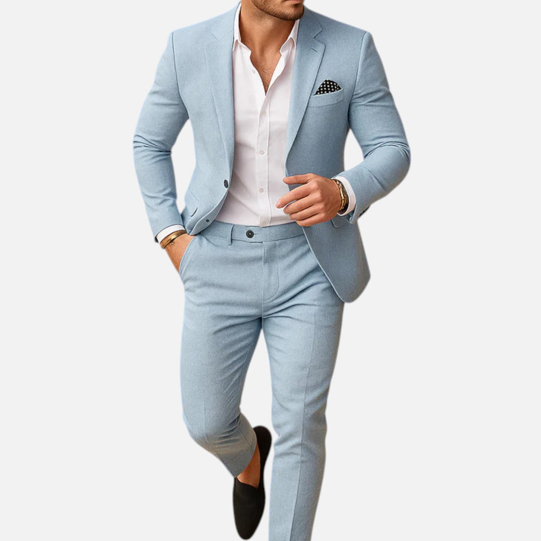 Alderaine  | Slim fit suit with blazer and trousers for men