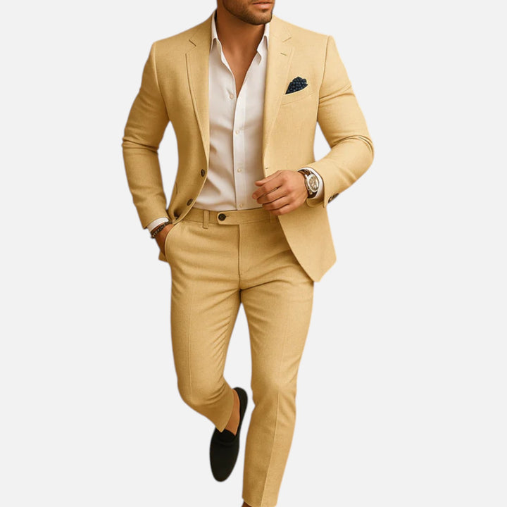 Alderaine  | Slim fit suit with blazer and trousers for men