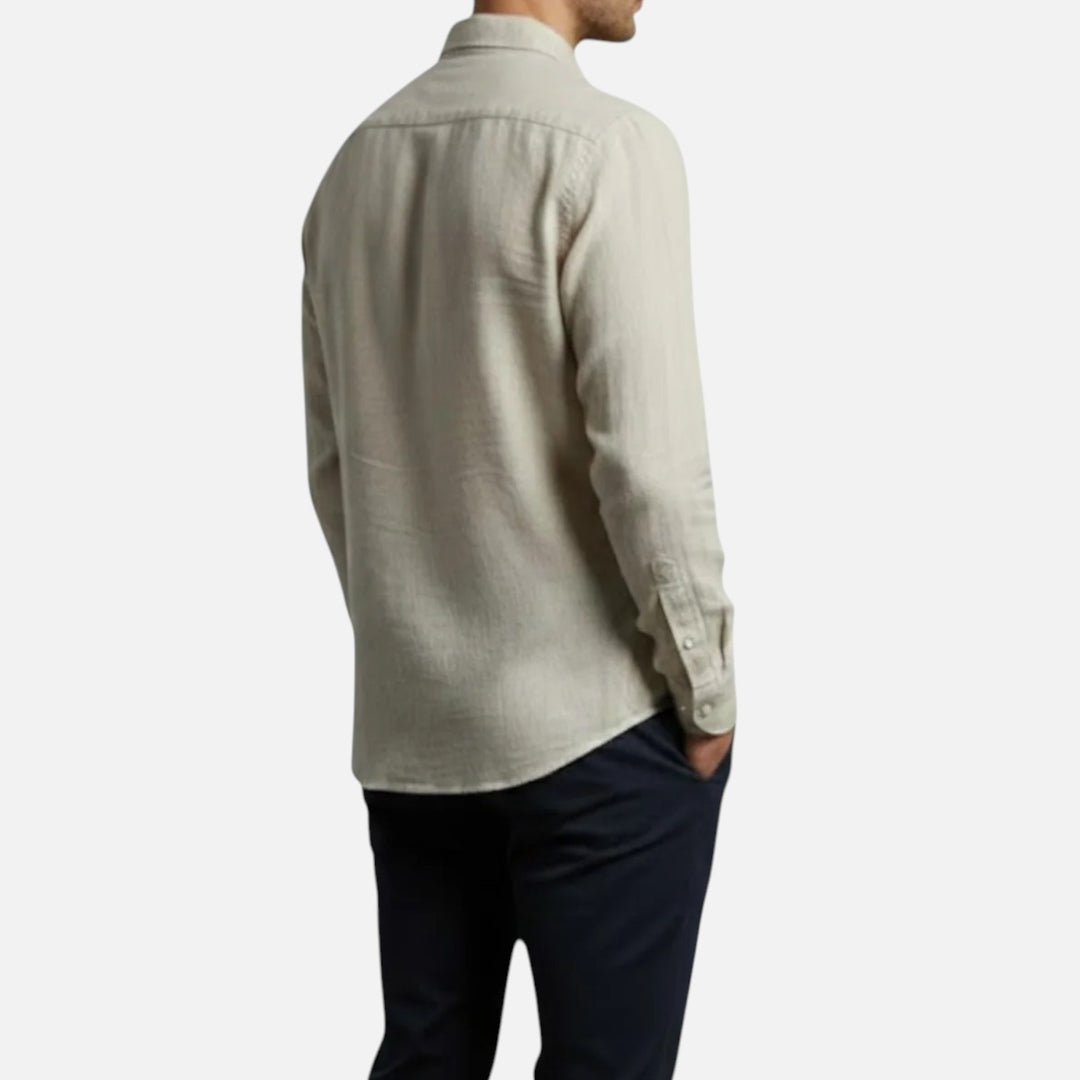 Alderaine | Men's Breathable Long Sleeve Shirt Lightweight Summer