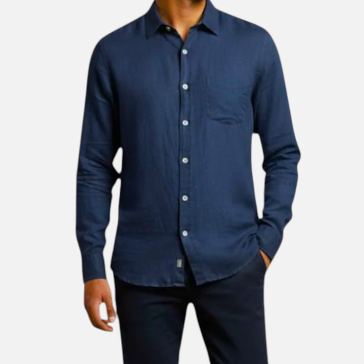 Alderaine | Men's Breathable Long Sleeve Shirt Lightweight Summer